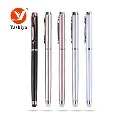 China Pen Wholesale Multi Color Stylus Promotional Thin Metal Touch Screen RollerBall Pen For Promotional Touch Screen Pen for sale