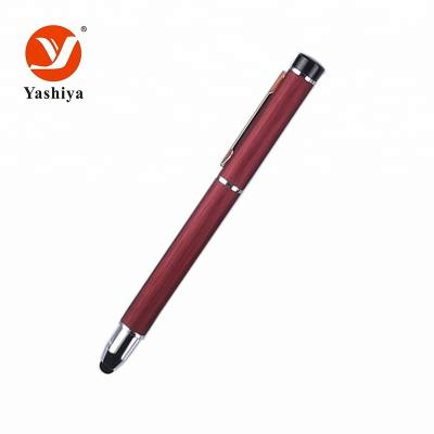 China Custom Promotional Business Pen High Quality Logo Advertising Trackball Pen With Stylus for sale