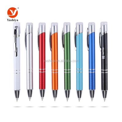 China New Design Popular Promotional LED Light Tip Custom Logo Ballpoint Pen Pen Manufacturer for sale