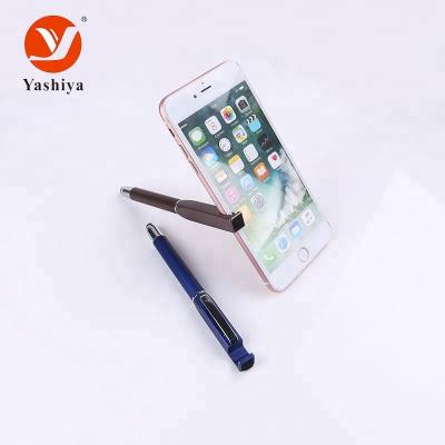 China Popular hot sale mobile phone stand screen stylus pens with custom logo promotional ball pen for sale