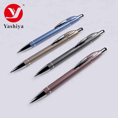 China Hot Sale Cheap Promotional Pen Metal Ballpoint Pen With Logo Gift Touch Screen Stylus Custom Ballpoint Pen for sale