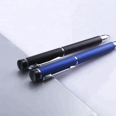 China 2019 Popular Promotional New Style Brush Barrel Metal Pen Metal Pens With Custom Logo for sale