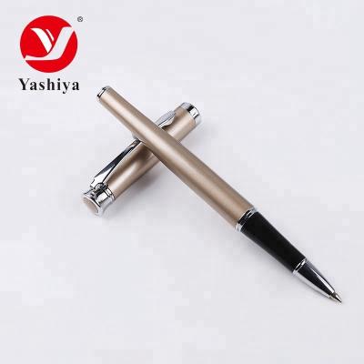 China Promotional Pen Gold Promotional Personalized Pens With Company Logo And Metal Gift Rollerball Pen for sale