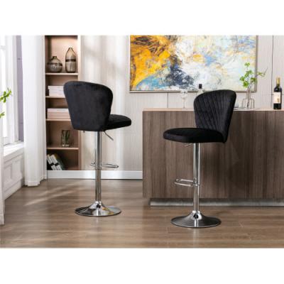 China Best modern popular contemporary bar high back rotating adjustable height barstools lounge chair for sale