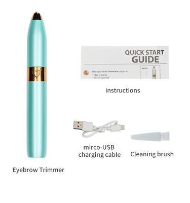 China Echolux Fashional Eyebrow Trimmer Women Mini Electric Eyebrow Trimmer Mini Electric Painless Portable Face Shavers for sale