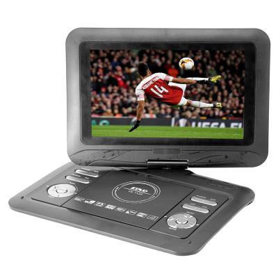 China 13.8Inch TFT DVD Player VCD Game PORTABLE USB 3D EVD Portable mp3 Player With SD Card Slot FM TV Rotate 270 Degree for sale