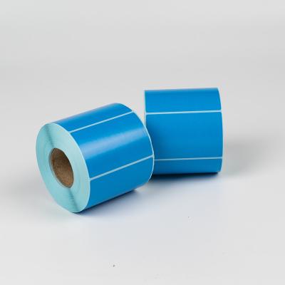 China Best Quality Heat Sensitive For Custom Colors Waterproof Adhesive Label Thermal Sticker Paper Roll And Stack Fast Delivery for sale