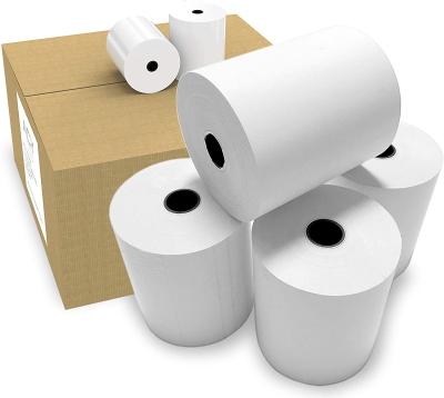 China Extra Black Image Thermal Paper Roll 80mm 57mm Cash Register Paper For Cashier Receipt POS ATM Bank 57mm for sale