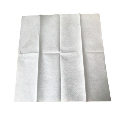 China Restaurant hand white paper napkin 1/4 fold white airliad 1/8 paper napkins for sale