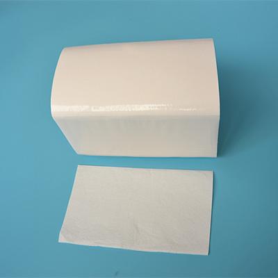 China Bleached white portable toilet paper towel with high quality paper towel and strong water absorption for sale