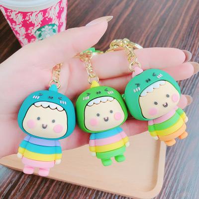 China Llavero Cute Hot Cartoon 3d Dinosaur 3d Dinosaur Pendant Gifts Anime PVC Souvenirs Charm Keychain Logo Fashionable Creative Custom Keychain Bag For Gifts for sale