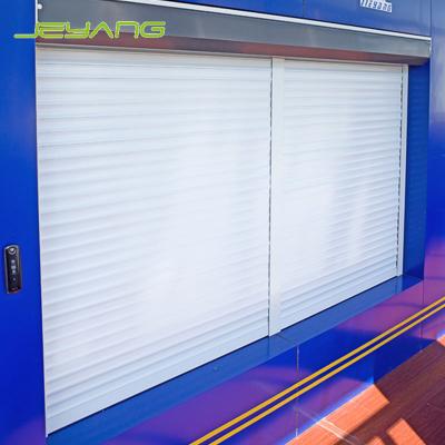 China Security And Privacy Aluminum Electric Rolling Shutters Exterior Aluminum Window for sale