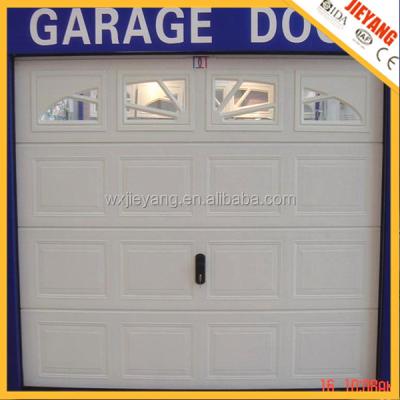 China Automatic sectional garage door with polyurethane foam inside for sale