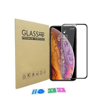 China Custom 3d Glass 2.5d 9h Screen Shockproof Tempered Glass For Iphone 11/12 Max/12 pro Max 0.33mm Hd for sale