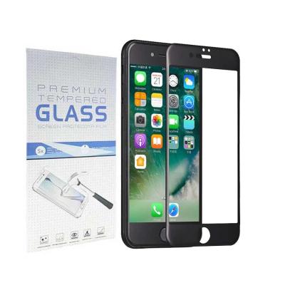 China Shockproof Matte Tempered Full Coverage 2.5D Screen Protector Anti-Glare Lightweight Tempered Glass For iPhone 7 for sale