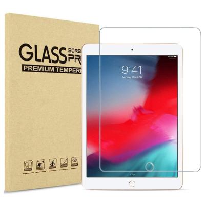 China Suitable iPad 10.2 Inch 9h Accessory Shockproof Scratch Resistant 0.3mm Thick Tempered Glass Screen Protector for sale