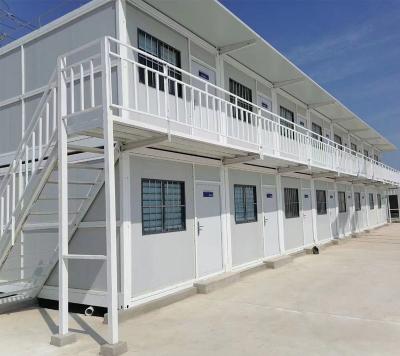 China Modern Design Steel and Sandwich Panel Modular Customized Container House Dormitory for Office or Mall Use Flat Pack Str for sale