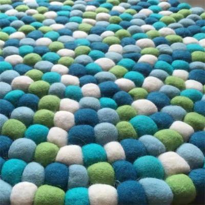 China New Zealand wool dry cleaning balls with various colors for sale