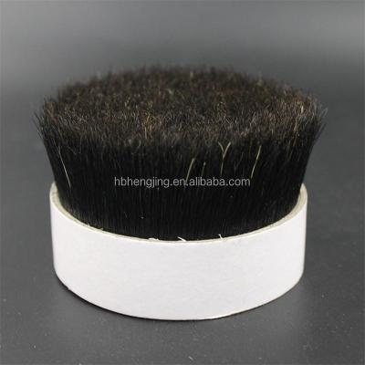 China Brush Making Double Boiled Chungking Black Pig Bristle Hair For Brush for sale