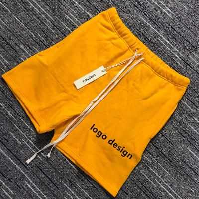 China QUICK DRY Cotton French Terry Shorts Sport Men Fitness Drawstring Sweat Shorts for sale