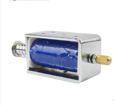 China 1264 DC 12V/24V Opening and Closing Solenoid Push-Pull Switch for Strong Pull Solenoid Lock 64*38*32mm for sale