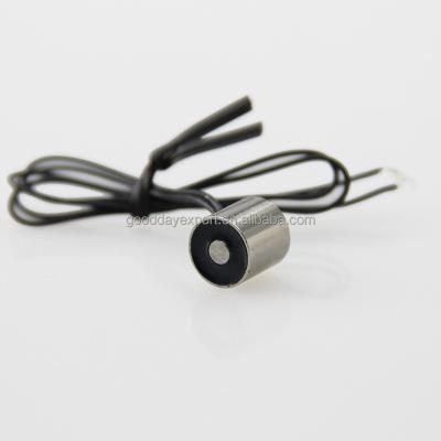 China 12v 24v DC Micro Diameter 8mm Small Solenoid Electromagnet 8*20mm for sale