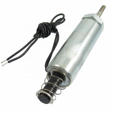 China Electronic Device 6v 12v 24v dc 10mm stroke customized AO2045 solenoid motor push or pull type for sale