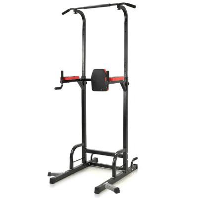 China Home Use Home Gym Equipment Fitness Dip Station Power Tower With Bench for sale