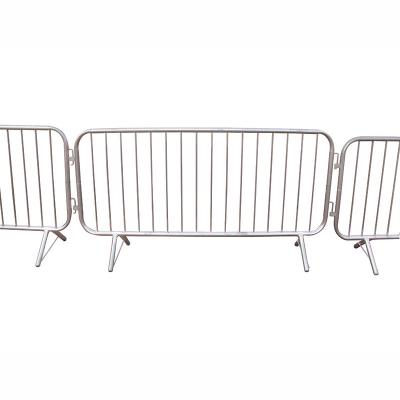 China Safe Construction Sites Customized Metal Steel Crowd Barriers Fence Galvanized Road Safety Barrier With Ex-factory Price for sale