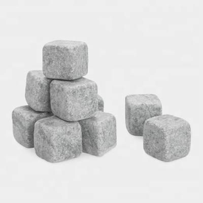 China Sustainable Retail Granite Cooling Stones Set Soapstone Ice Cubes For Cooling Liquor for sale