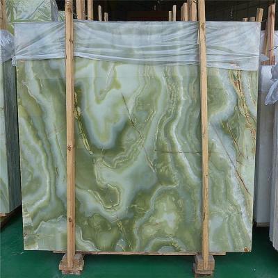 China Modern Green Marble Jade Stone Light For Flooring High Quality Good Price for sale