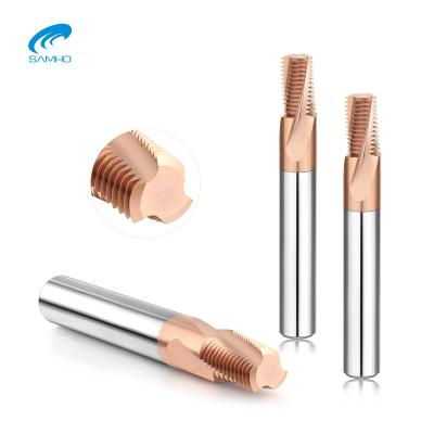 China SAMHO Hot Selling Tungsten Carbide Tungsten Carbide Full Teeth Solid Carbide Endmills CNC Wire Mill Tool For Steels for sale