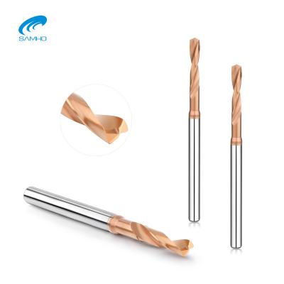 China SAMHO Tungsten Carbide Steel CNC Tools HRC65 Drilling Tools Drill Bits For Mmetal for sale