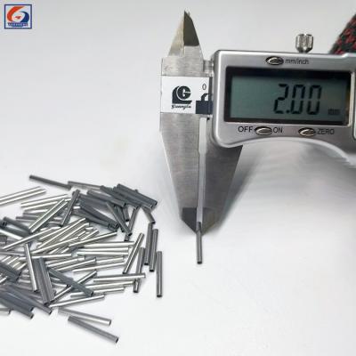 China Factory wholesale 304 stainless steel micro pipe diameter 2mm thickness 0.2mm medical capillary tube decoration/construction/or more for sale