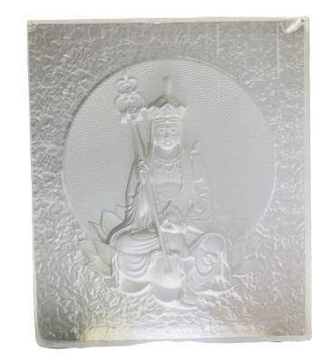 China Building OEM ODM Liuli Craft Arts Ksitigarbha Buddha Brick Carving Interior Home Decoration Accessories for sale