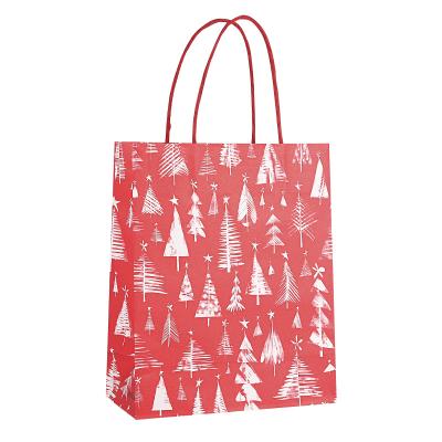 China Wholesale Luxury Christmas Shopping Gift Bag Paper Tote Bag for sale