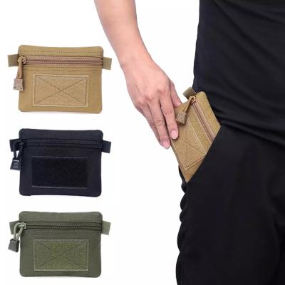 China Men's Fashion Factory Travel Zipper Waist Portable EDC Molle Outdoor Wholesale Waterproof Pouch Wallet Bag For Hiking Camping for sale