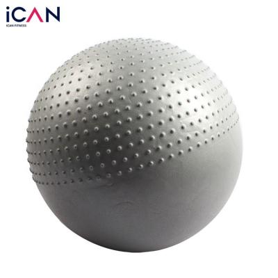 China Custom Inflatable Stability Fitness Balance Exercise Anti-burst Gym Ball Yoga Massage Ball for sale