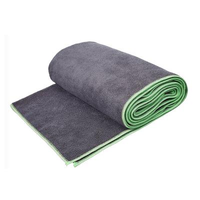 China QUICK DRY Extra Thickness Yoga Mat Microfiber Towel With Carry Warm Bag for sale