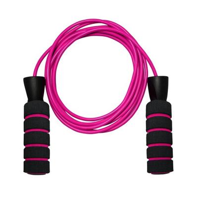 China PVC Jump Rope PP Fitnness Adjustable Foam Handle Rope for sale