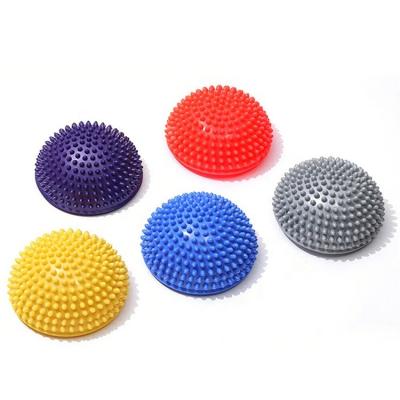 China Balance Training Pods Foot Massage Ball Balance Exercise Pods Half Spikes For Deep Tissue Foot Muscle Therapy for sale