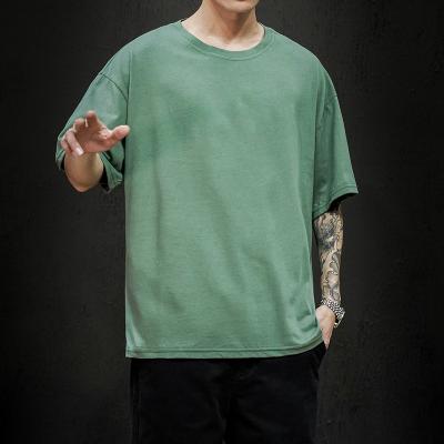 China Other Wholesale Summer Men Mask Print Custom Loose Fit Design Solid Logo Oversized Hip Hop T Shirtn for sale