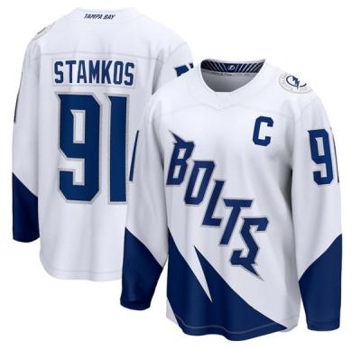 China Tampa Bay Lightning 2022 Embroidery Mens Stadium Series 77 Victor Hedman 91 Steven Stamkos 86 Nikita Kucherov Ice Hockey Jersey for sale