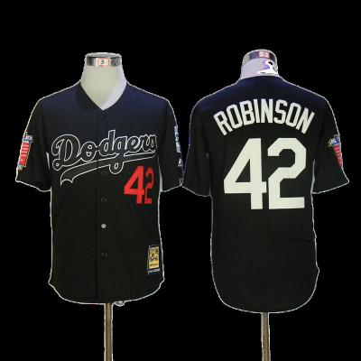 China Jackie Robinson Jersey Men's White Antibacterial Throwback #42 Los Angeles Dodgers Baseball Tank Top S-5XL for sale