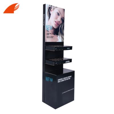 China Upgrade exquisite artwork 2 tier cardboard stand/cardboard eyelash display stand from Chinese supplier for sale