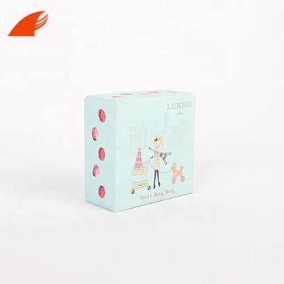 China Recyclable Custom Luxury New Design Small Candy/Cake/Food/Macaron Boxes/Food Grade Paper Packaging Boxes Wholesale for sale