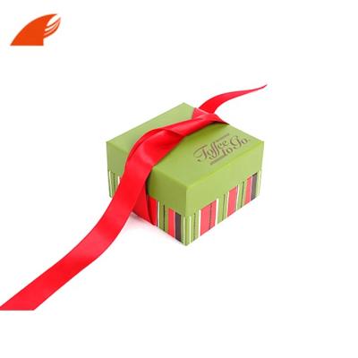 China Small Recyclable Custom Luxury Wedding / Christmas Gift Candy Chocolate Food Paper Packaging Box for sale