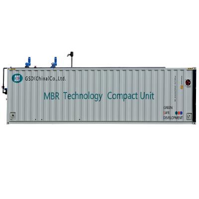 China Hotels MBR / MBBR Container Wastewater Treatment Plant And Intelligent Compact Technology Unit for sale