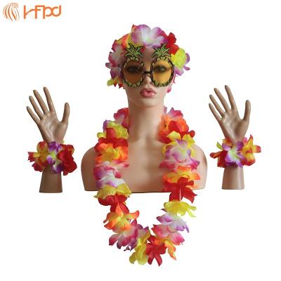 China Silk Fabric Kaifeng Party Risers Thicker Hawaiian Garland Dance Party Dance Costume Accessories New Props for sale