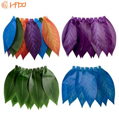 China Dress up KFPD Hawaiian seaside dress up Polynesian dance skirt color simulation leaf skirt stage performance clothes for sale